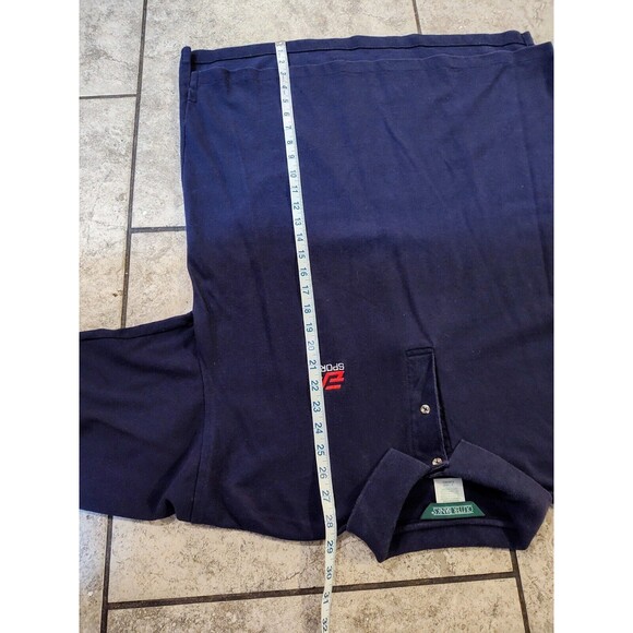 EA Sports Blue Mens XL Polo Embroidered Logo Vintage Outerbanks Gaming Shirt Htf - Picture 8 of 8